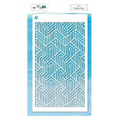 Pochoir - DIY and Cie - Trompe l'oeil
