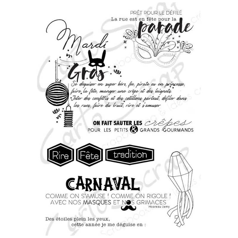 Tampons CartoScrap - Mardi Gras