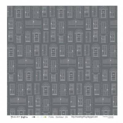 Marie-LN Geffray - Papiers - 30.5 cm x 30.5 cm - Collection Porte-Bonheur