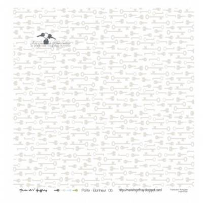 Marie-LN Geffray - Papiers - 30.5 cm x 30.5 cm - Collection Porte-Bonheur