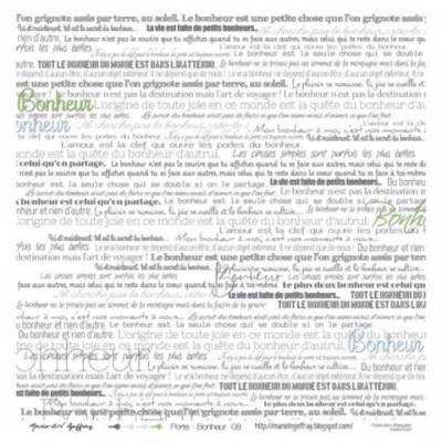 Marie-LN Geffray - Papiers - 30.5 cm x 30.5 cm - Collection Porte-Bonheur