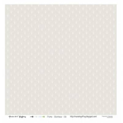 Marie-LN Geffray - Papiers - 30.5 cm x 30.5 cm - Collection Porte-Bonheur