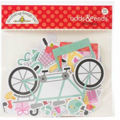 Die Cuts - Doodlebug Design - Love notes