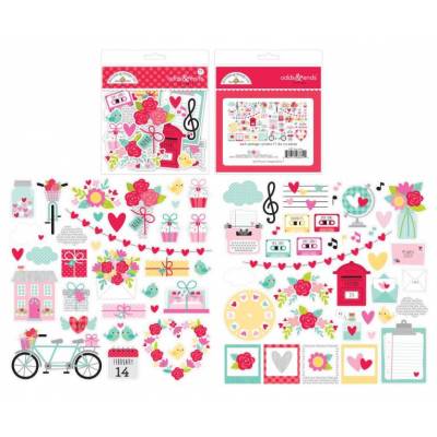 Die Cuts - Doodlebug Design - Love notes