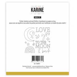 Pochoir - Les Ateliers de Karine - Hey Baby Moon, etc