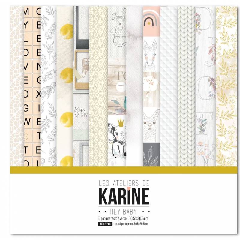 Pack 30x30 - Les Ateliers de Karine - Hey Baby