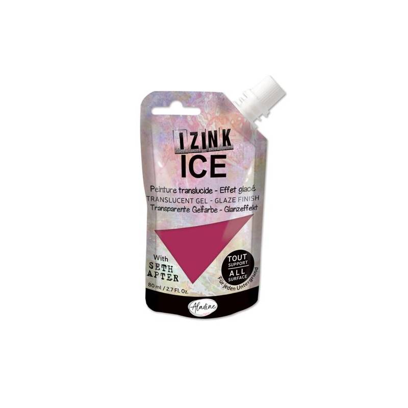 Peinture Izink Ice - Aladine - 80ml - Rouge Cerise - Freezia