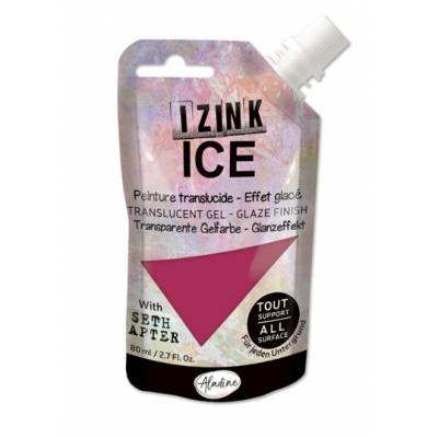 Peinture Izink Ice - Aladine - 80ml - Rouge Cerise - Freezia