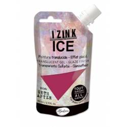 Peinture Izink Ice - Aladine - 80ml - Rouge Cerise - Freezia