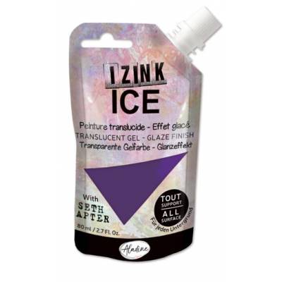 Peinture Izink Ice - Aladine - 80ml - Violet Cassis - Arctic Grape