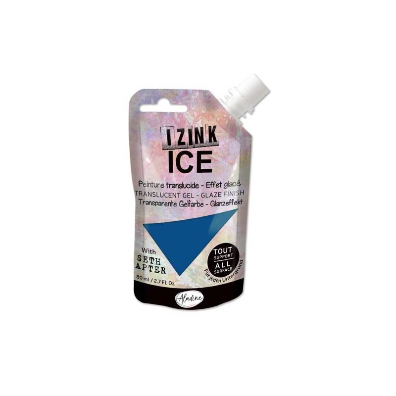 Peinture Izink Ice - Aladine  - 80ml - Bleu Mer du Sud - Crystal Waters