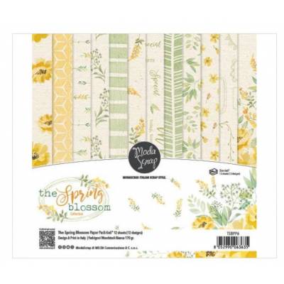ModaScrap - Paper Pack 15.2x15.2 - Printemps fleuri