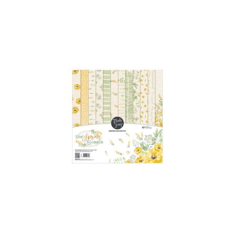 ModaScrap - Paper Pack 30.5 cm x 30.5 cm - Printemps fleuri