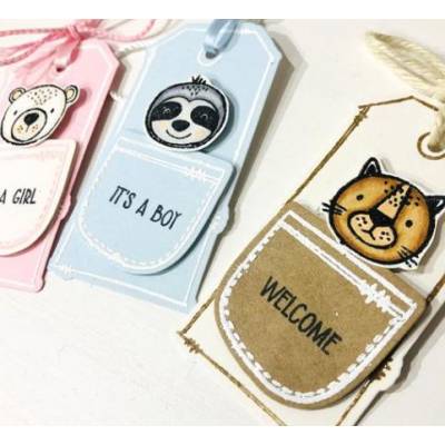 Tampons Clear Modascrap - Postage Bits