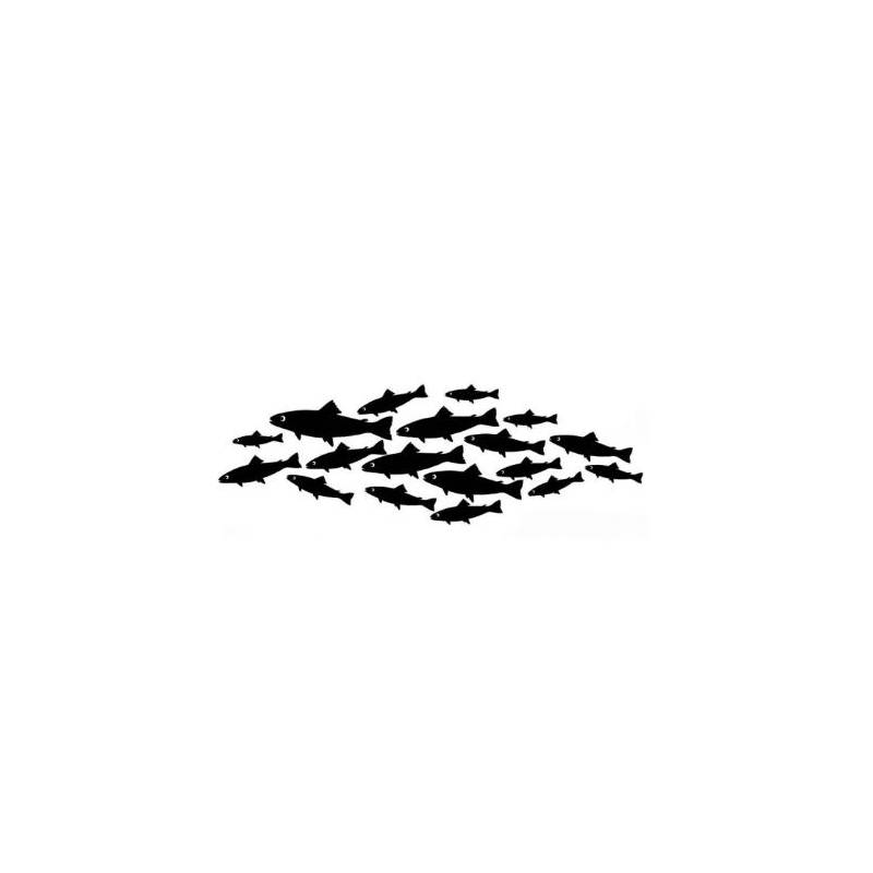Tampon Clear - Lavinia - Ban de poisson - Shoal of Fish 