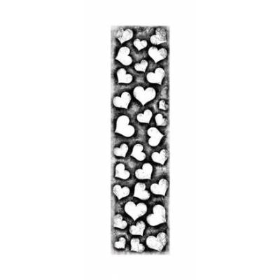 Tampon Clear - Lavinia - Bordure coeur - Heart Border 