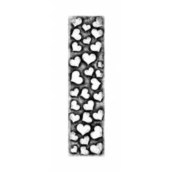 Tampon Clear - Lavinia - Bordure coeur - Heart Border 