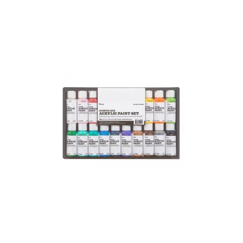 Peintures Acryliques -  Darice - 16 unités x 59ml - Satin