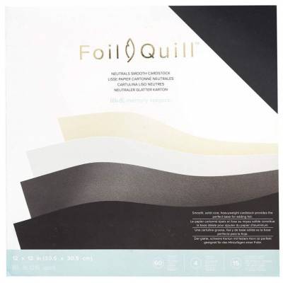Foil Quill - 60 Cardstocks Unis Base Foil - We R memory keepers