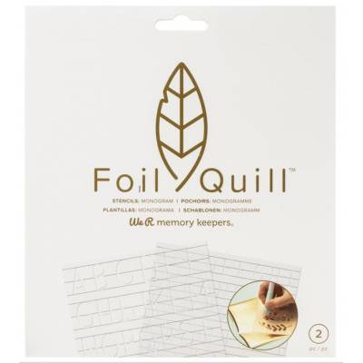 Foil Quill - Stencils Monogram - We R memory keepers