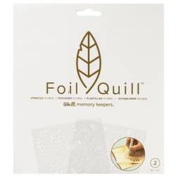 Foil Quill - Stencils Floral - We R memory keepers
