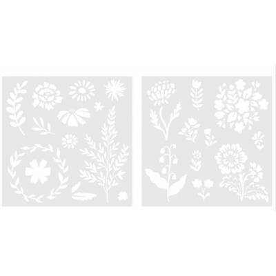 Foil Quill - Stencils Floral - We R memory keepers
