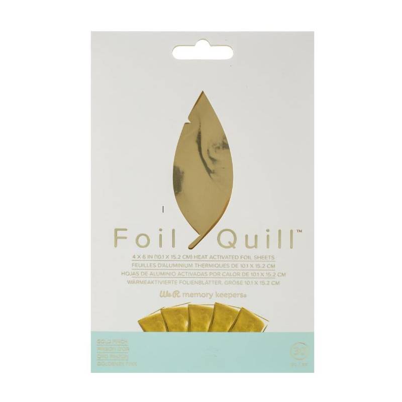 Foil Quill - 30 feuilles Gold Finch - We R memory keepers