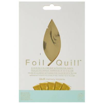 Foil Quill - 30 feuilles Gold Finch - We R memory keepers