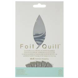 Foil Quill - 30 feuilles Silver Swan - We R memory keepers