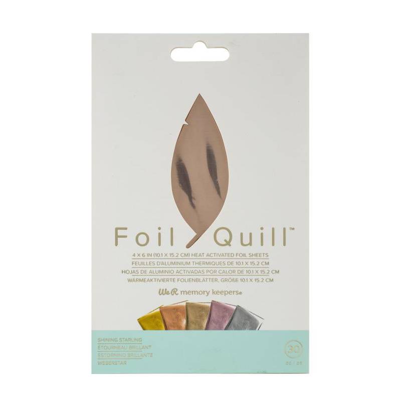 Foil Quill - 30 feuilles  Shining Starling- We R memory keepers