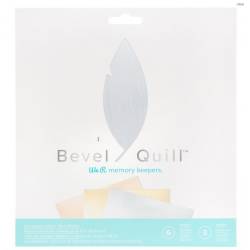 Bevel Quill - 6 feuilles - We R memory keepers