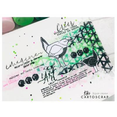 Tampons CartoScrap - L'art d'être Heureux