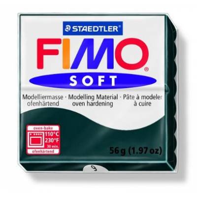 Pâte à modeler 56g - Fimo - Noir