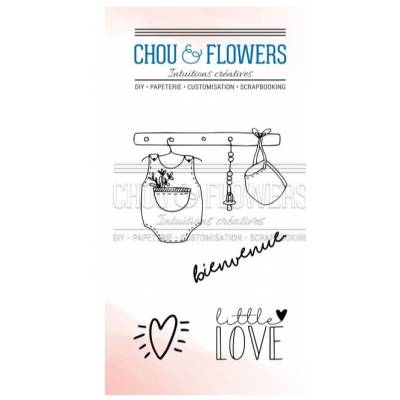Tampons Clear - Chou & Flowers - Petit côté Famille - Little Love