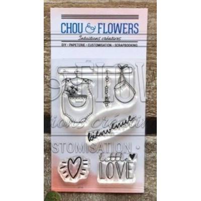 Tampons Clear - Chou & Flowers - Petit côté Famille - Little Love
