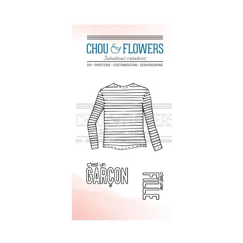 Tampons Clear - Chou & Flowers - Petit côté Famille - Fille ou garçon