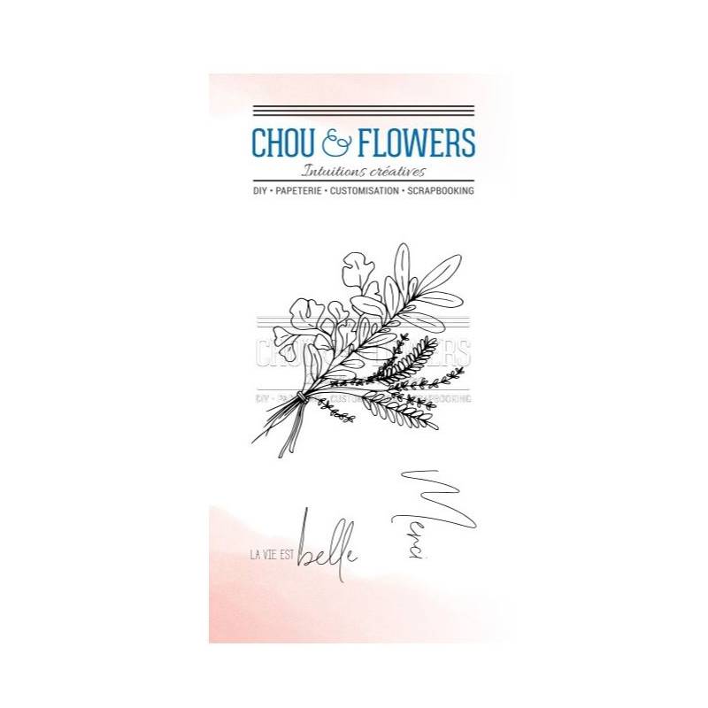 Tampons Clear - Chou & Flowers - Petit côté Jardin - Les aromates
