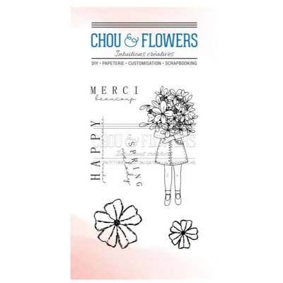 Tampons Clear - Chou & Flowers - Petit côté Jardin - Spring melody