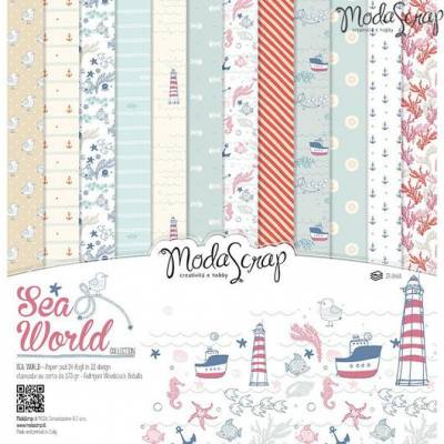 ModaScrap - Paper 30.5cm x 30.5cm - Monde la mer