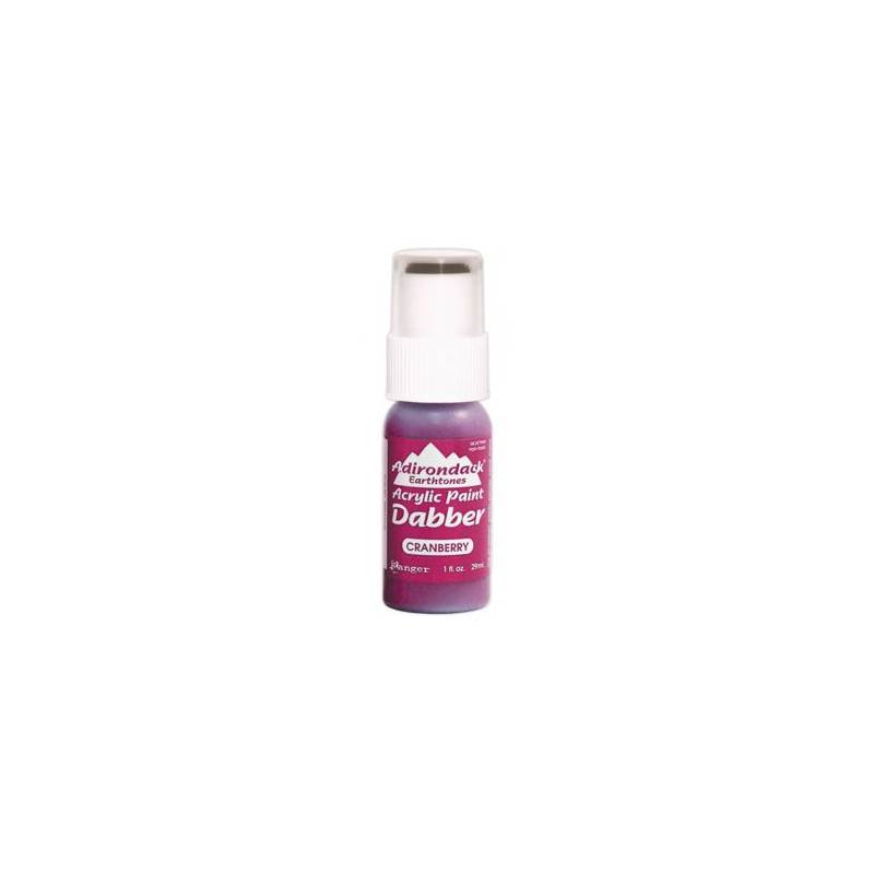 Adirondack - Peinture acrylique - embout mousse - 29ml - Rouge (Earthtones - Cranberry)