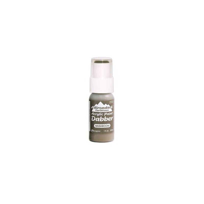 Adirondack - Peinture acrylique - embout mousse - 29ml - Gris foncé (Earthtones - Mushrooms)