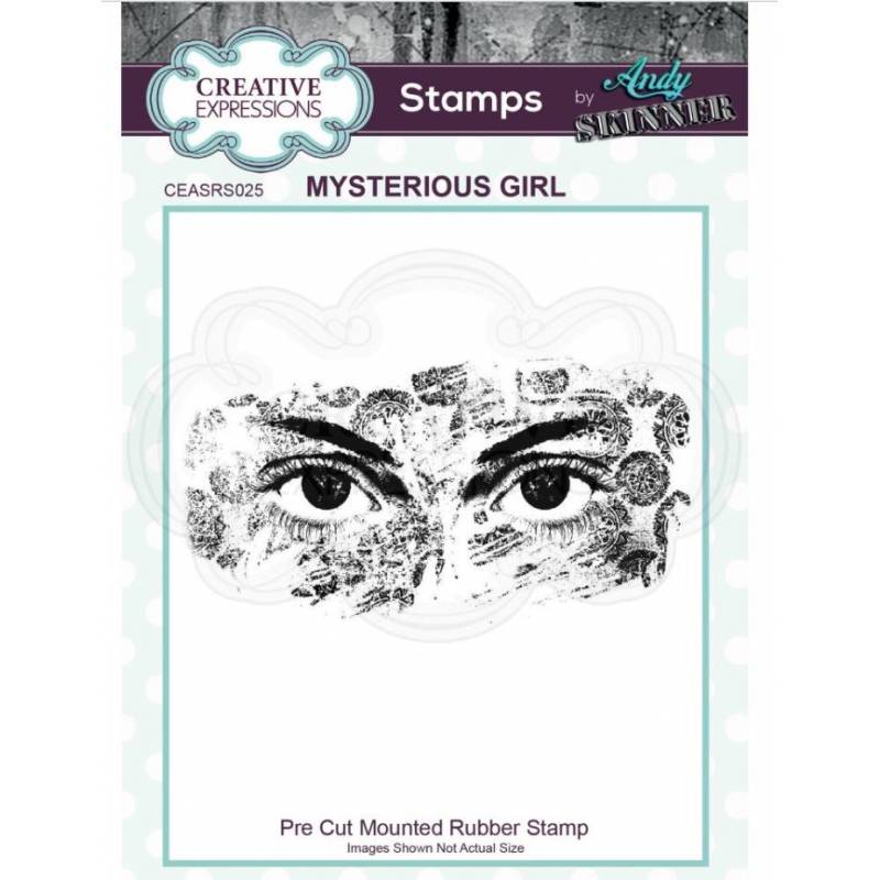 Tampons Cling - Creative Expressions - Mysterious Girl
