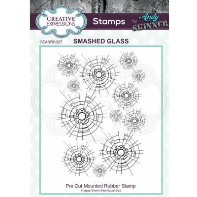Tampons Cling - Creative Expressions - smashed glass