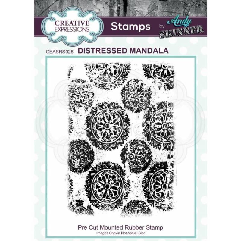 Tampons Cling - Creative Expressions - Distressed mandala