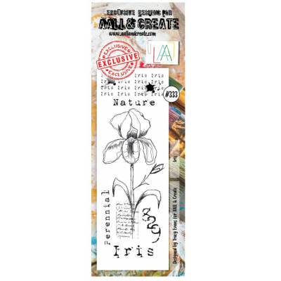 AALL & Create Stamp - 333 - Iris