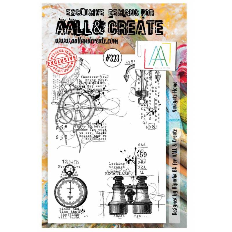 AALL & Create Stamp - 323 - En pleine mer