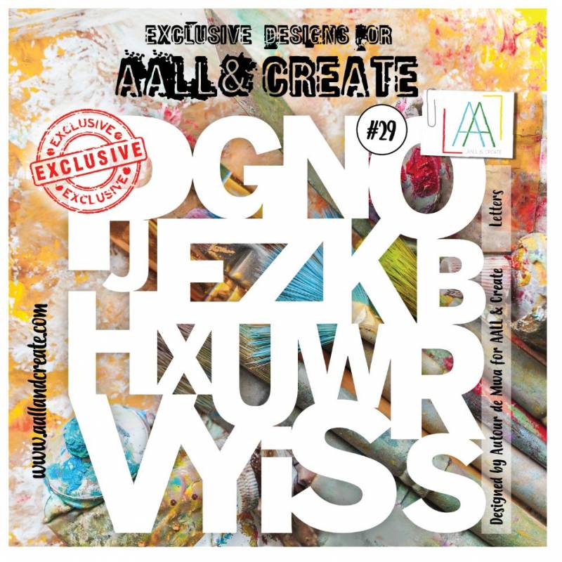 AALL & Create - Pochoir 029 - Lettres