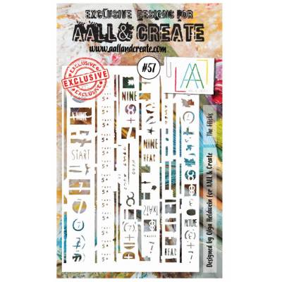 AALL & Create - Pochoir 057 - Signes