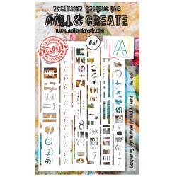 AALL & Create - Pochoir 057 - Signes