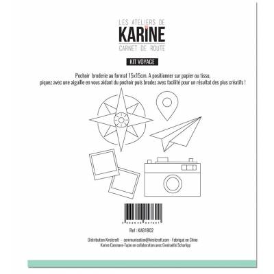 Pochoir - Les Ateliers de Karine - Carnet de Route